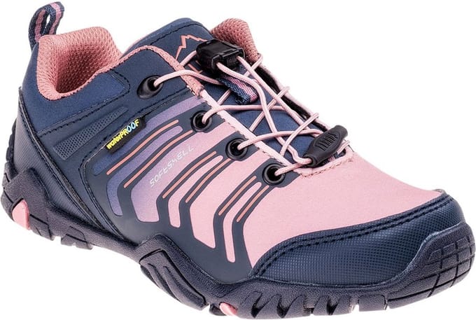 Elbrus Erimley Low Wp Jr Wandelschoenen Blauw,Roze EU 34 Kinderen