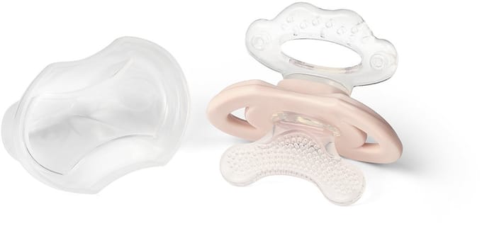 Baby Ono First Teeth Blauw 3m+ Verkoelend Silicone Bijtspeeltje