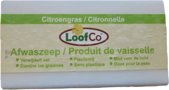 Afwas Zeepblok Limoengroen 100 gr