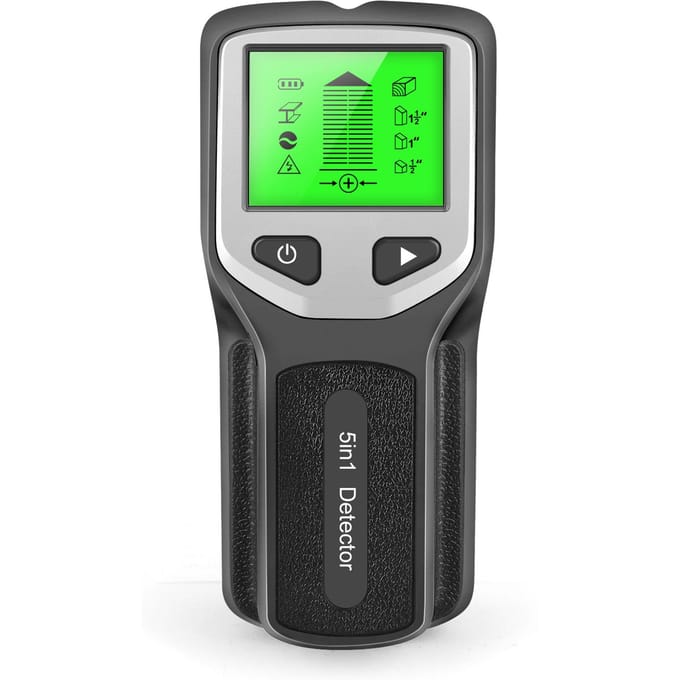 HLW330 5 in 1 Stud Detector Muurscanner Digitale Handheld Professionele Multifunctionele Muurdetector zilver