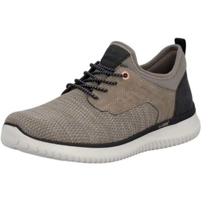 Rieker Heren Instappers B9651-64 Beige Blue
