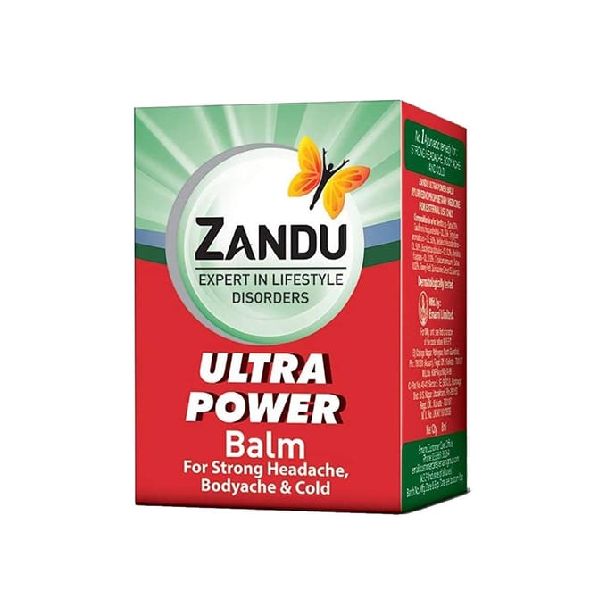 Lichaamsbalsem (8 ml), Balsem Ultra Kracht, Zandu black