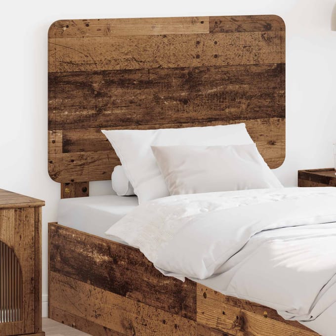 vidaXL Hoofdbord Oud Hout Bewerkt hout