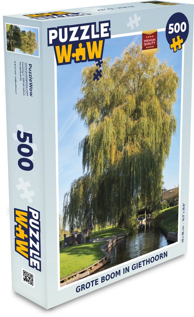 Puzzel Water - Boom - Giethoorn - Legpuzzel - Puzzel 500 stukjes