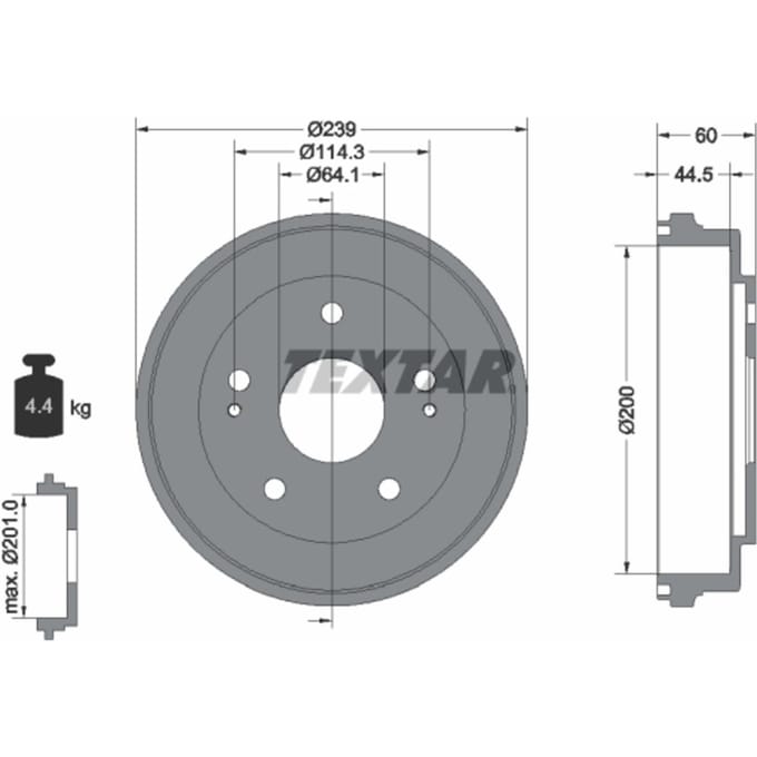 Remtrommel TEXTAR 94031700