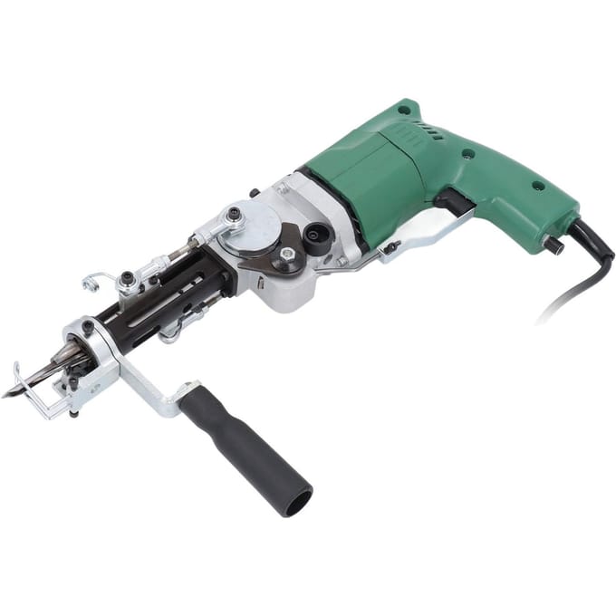 Gesneden Pool Tapijt Tufting Pistool 360 graden Verstelbare Handgreep Tapijt Weefmachine Hand Tufting Pistool US Stekker EU Plug