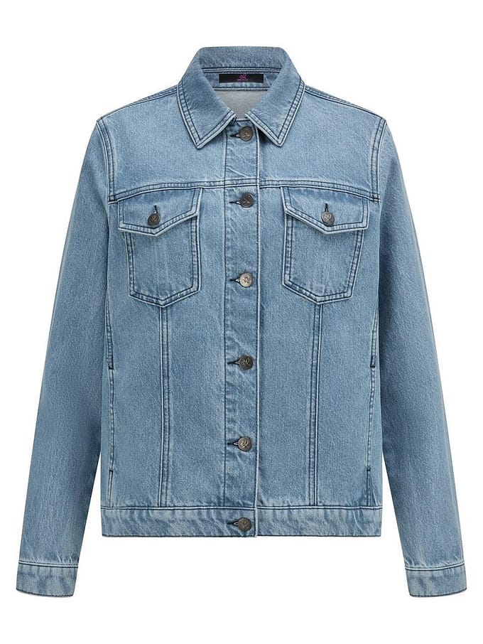 Denim jasje Van Emilia Lay blauw