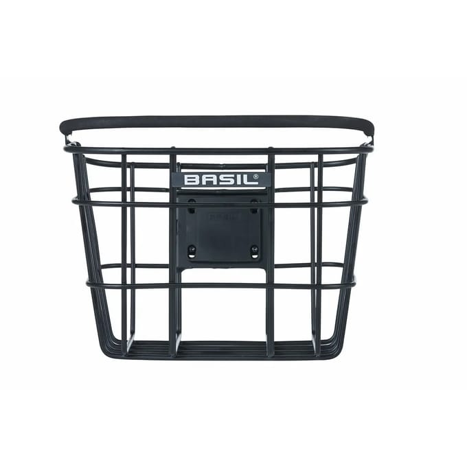 Basil Bremen Alu KF Fietsmand - Voor - Aluminium - Matzwart