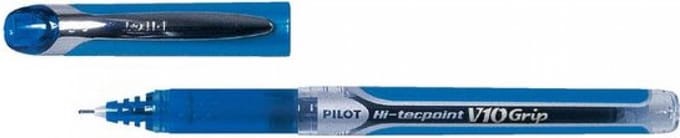 Pilot - Rollerpen PILOT Hi-Tecpoint grip V10 0.6mm blauw | 12 stuks