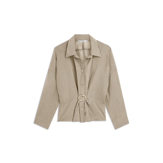 Summum Blouse Lyocell Blend Blouses Beige 2s3524-12492