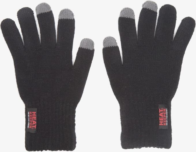Thinsulate handschoenen met touchscreen tip - Zwart - Maat M