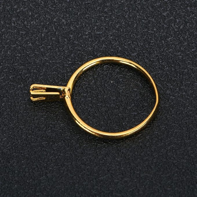 Professionele Diamanten Houder Edelstenen Veerklauw Ring Sieraden Display beige