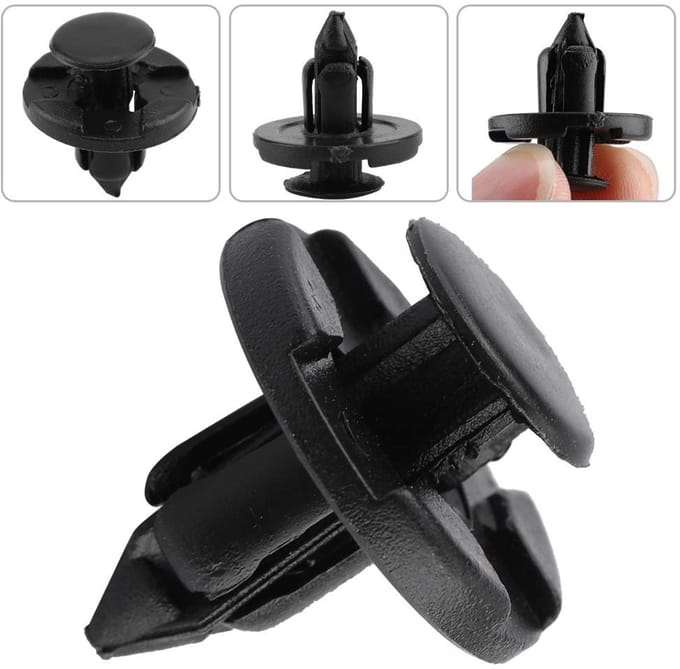 Allecto - Inner Bumper Clips - Bumper Trim Fastener Set - 100 Stuks - Auto Onderdeel - Geschikt voor Meerdere Modellen