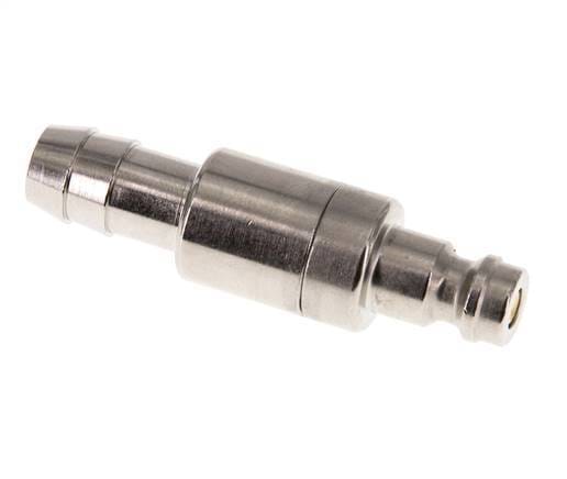 Vernikkeld Messing DN 5 Luchtkoppeling Insteeknippel 9 mm Slangpilaar Double Shut-Off