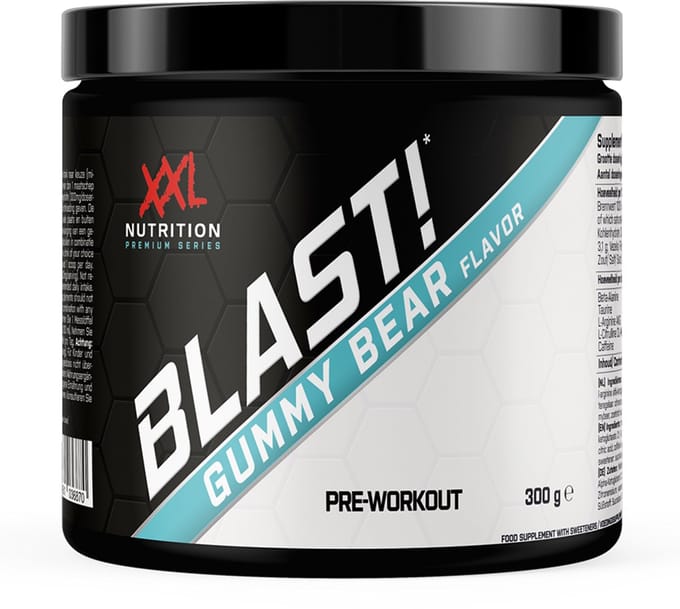 XXL Nutrition Blast! Pre-Workout Gummy Bear 30 Doseringen