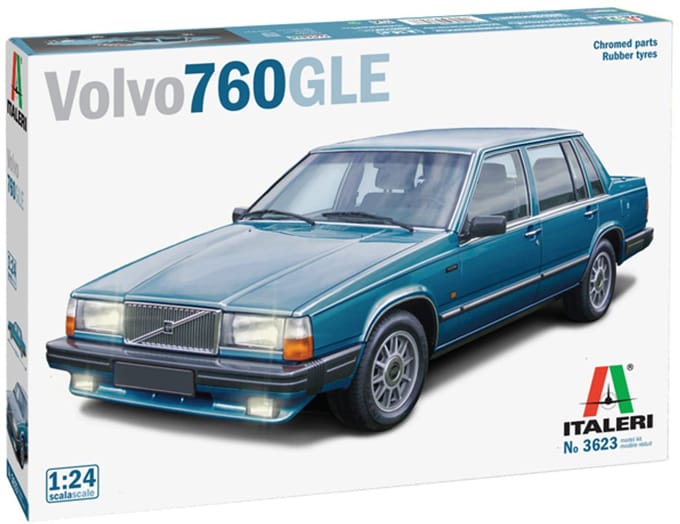 Italeri Modelbouwpakket Auto - 3623 Volvo 760 GLE Car Plastic - 1:24 - Modelbouw