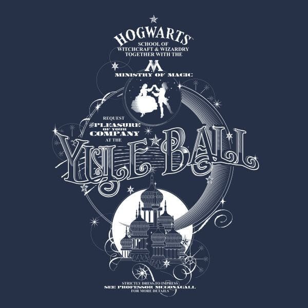 Harry Potter Yule Ball dames t-shirt - Navy - L