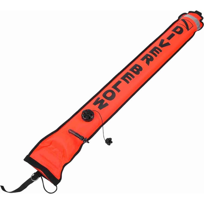Bouée de Signalisation de Surface Gonflable Haute Visibilité pour Plongée Scuba SMB, Accessoire 6 Pieds Red red