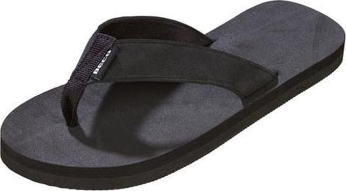 BECO Teenslippers - Unisex - Zwart - Maat 37