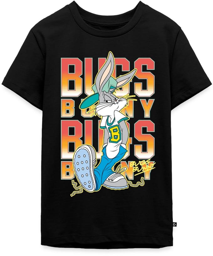 Looney Tunes Bugs Bunny Hiphop Premium T-Shirt Tiener