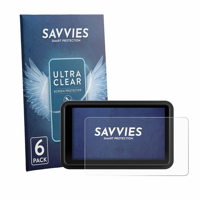 Savvies - Screenprotector voor Atomos Ninja RAW 5" - Folie Beschermfolie transparant 6 Stuks