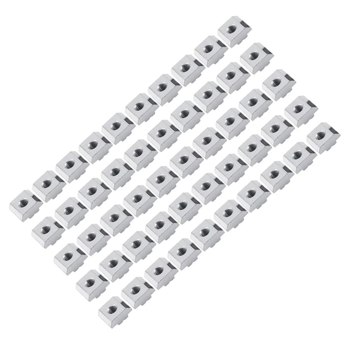 Vernikkeld koolstofstaal schuif T-sleufmoer voor aluminium profielaccessoires (EU30 M6)