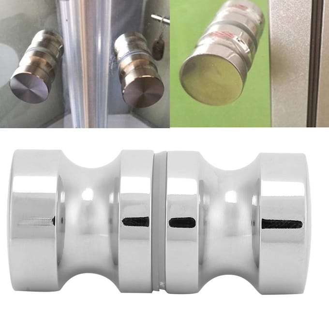 Badkamer Glazen Deurklink Enkel Gat Vitrine Douchedeurklink Hardware Accessoires