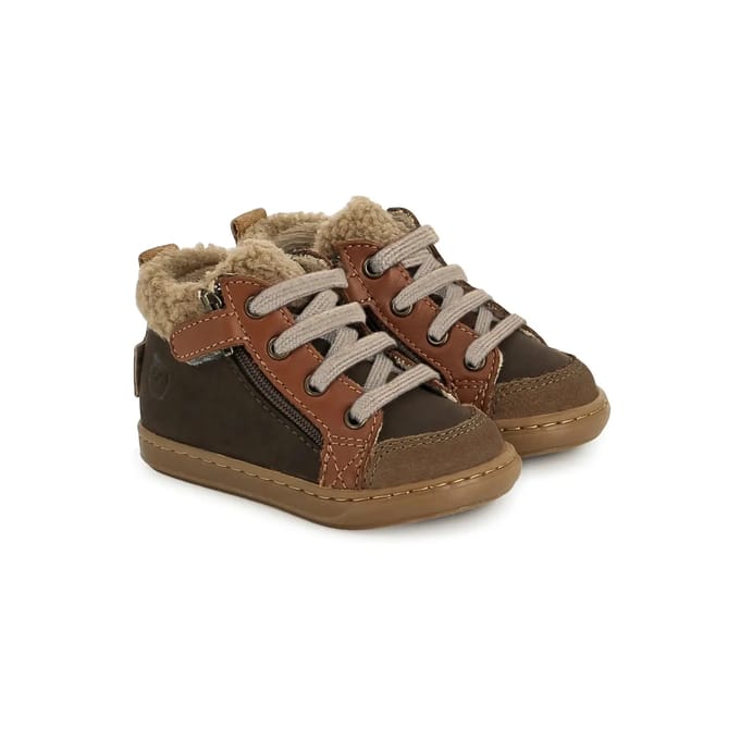 Velours-nubuck sneakers voor baby's Shoo Pom Bouba ZIP Wool