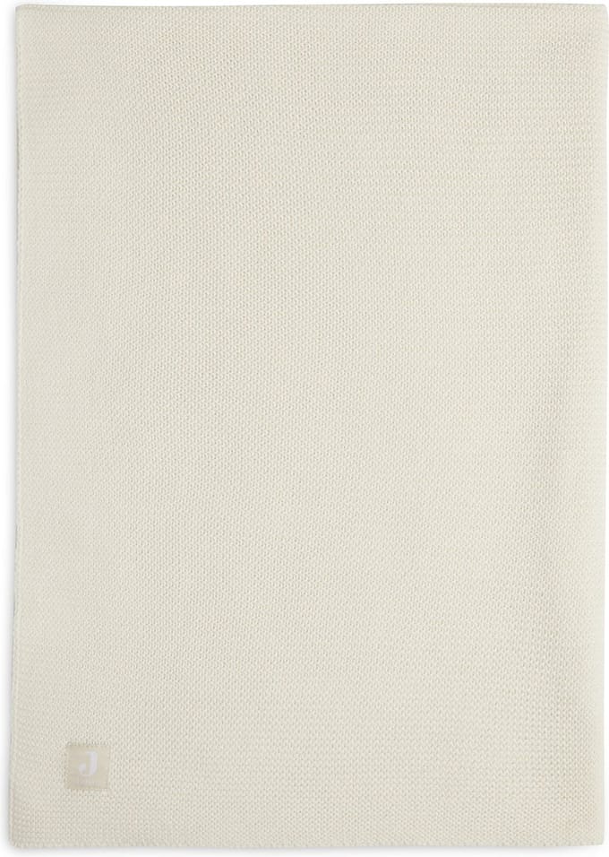 Jollein - Deken Ledikant 100x150cm Basic Knit - Dekentje Baby - Ivory