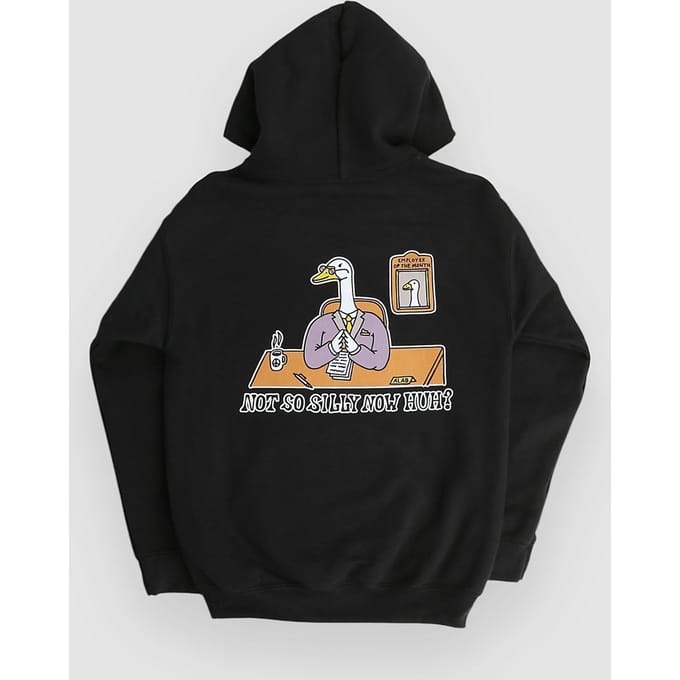 A.LAB Not So Silly Kids Hoodie zwart