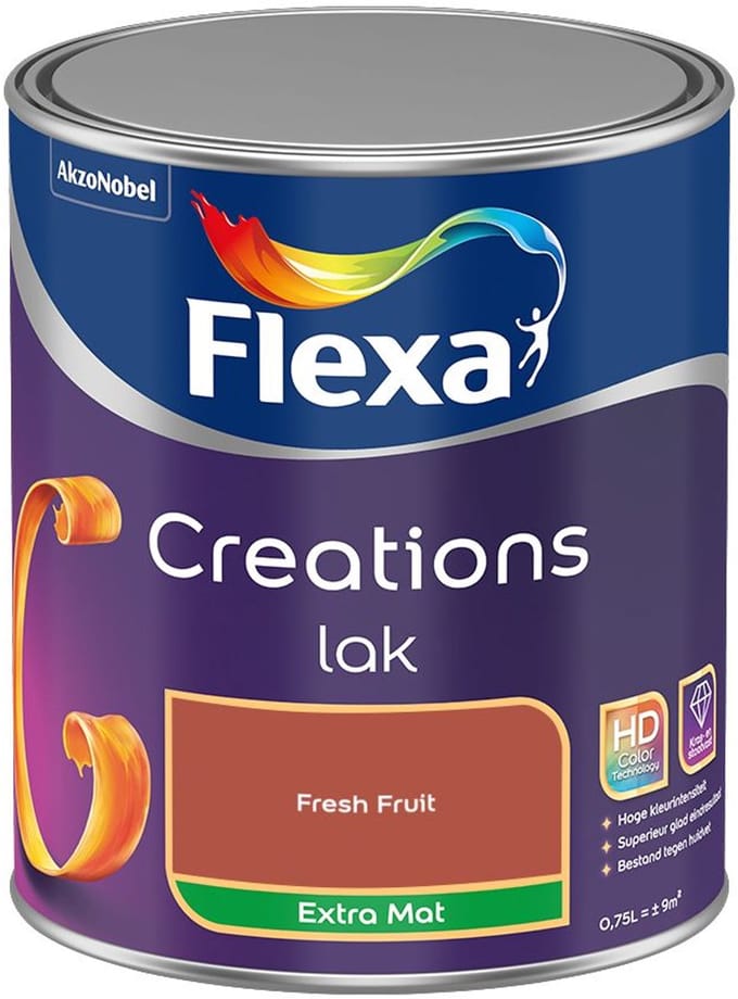 Flexa - Creations Lak Extra Mat - Fresh Fruit - Mengverf - 750 Ml
