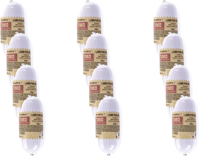 Timo Vleesworst Lam - Hondensnacks - 12 x 400 g