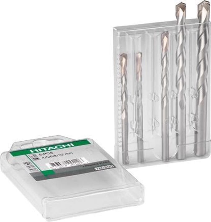 HiKOKI BORENSET STEEN/BETON MULTIPACK 4/5/6/8 EN 10 MM 780890