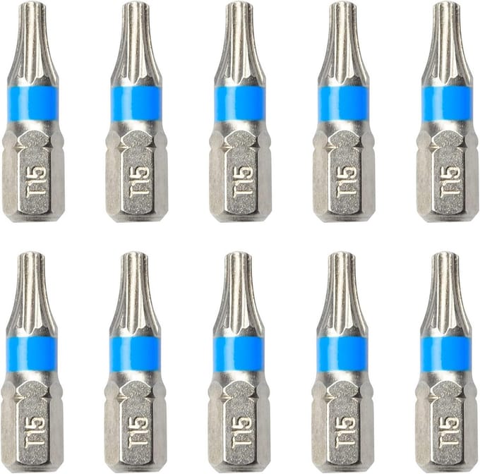 10 Stuks TX Schroevendraaier Bits Set T15 - S2 Staal