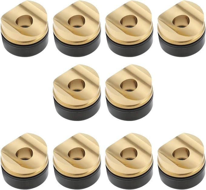 Dailygoods- Sproeier Tip Pakkingen 10 Stuks - Messing/Seal