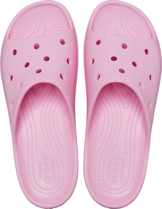 CROCS Classic Platform Slides - Flamingo - Dames - EU 39/40