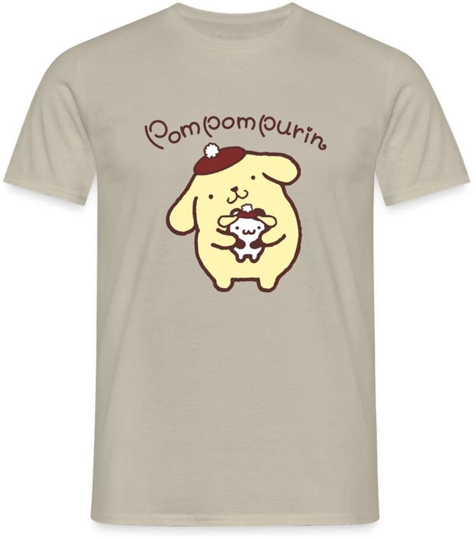 Pompompurin Met Muffin Verkleed Als Pompom Purin T-Shirt Heren