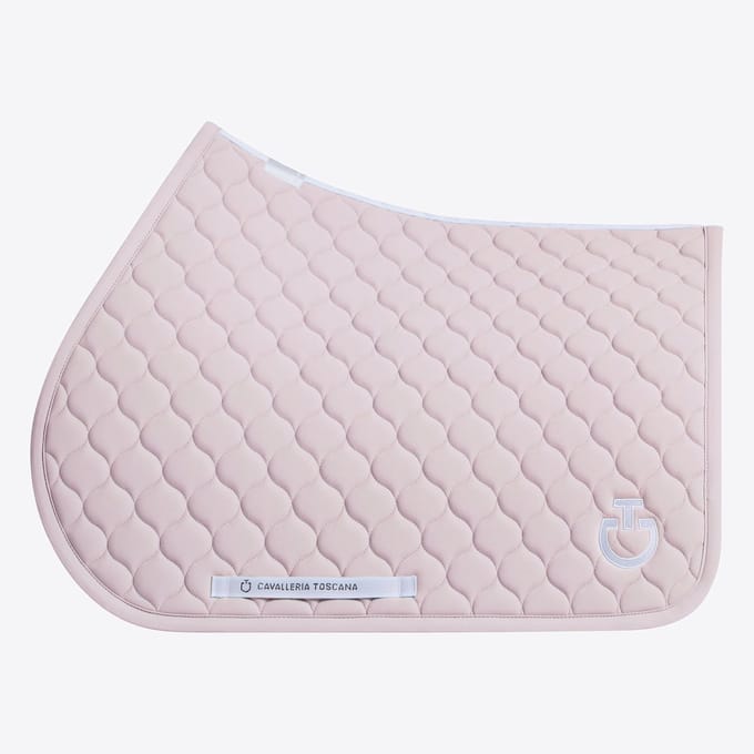 Cavalleria Toscana Circular Quilted Jersey Zadeldek Full Violet Ice