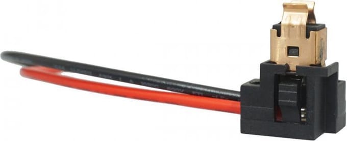 Lamphouder met stekker 12V H1 met voet Flosser voor motor scooter