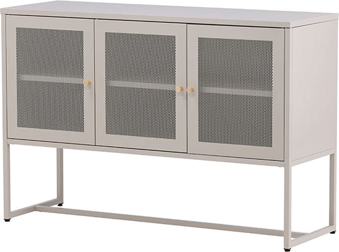 Malla dressoir 3 deuren beige.