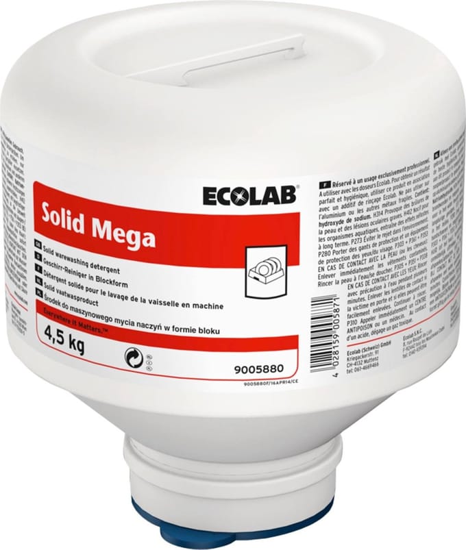 Ecolab Vaatwasmiddel Solid Mega 4 (4500 gr)