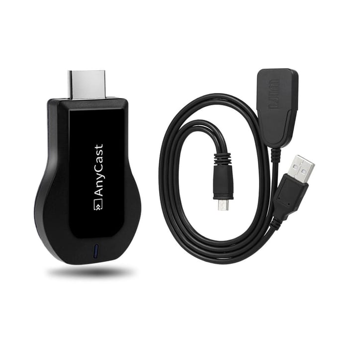 1080P HD AnyCast DLNA Wifi Display Dongle Ontvanger TV Stick Voor IOS Android zwart