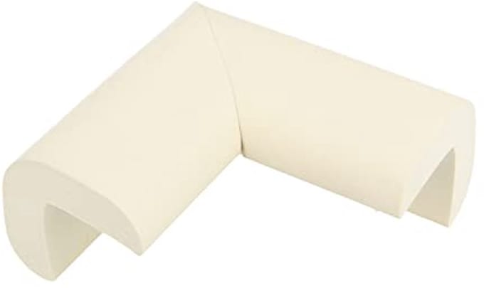 Randbescherming Meubels - Hoekbeschermers - Veiligheid Thuis - Flexibel NBR Rubber - 4 Stuks - Bruin