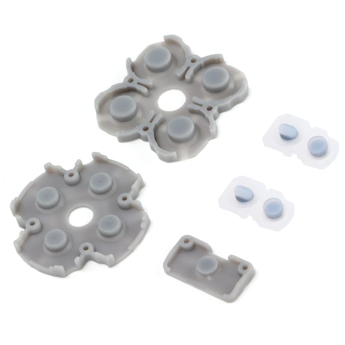 Controller Siliconen Geleidende Rubberen Pads Handvat Knoppen Reparatie Vervangingsonderdeel voor PS5 gray