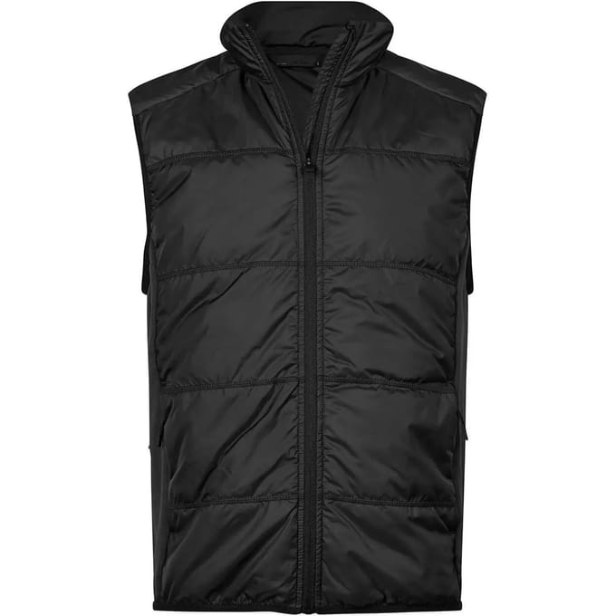 Tee Jays - Hybrid-Stretch Bodywarmer - Black/Black maat M