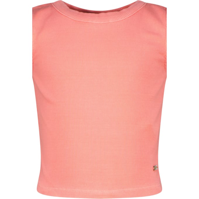 Vingino Basic-crop Rib Top Neon Peach Taglia: 12 | Outlet | kids | Arancia