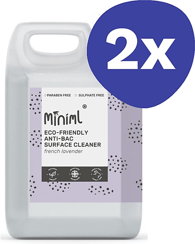 Miniml AntibacteriÃ«le Oppervlaktereiniger Lavendel - 5L Refill (2x 5L)