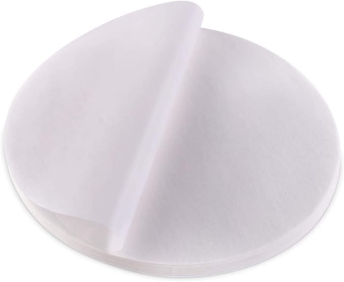 Famanu – Burgerdiscs 500 stuks 12 cm, non-stick waspapier voor burgerpers en patty makers
