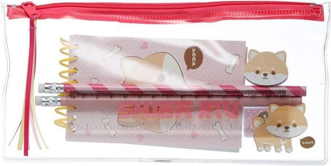 Schrijfsetje hond kawaii - Puckator