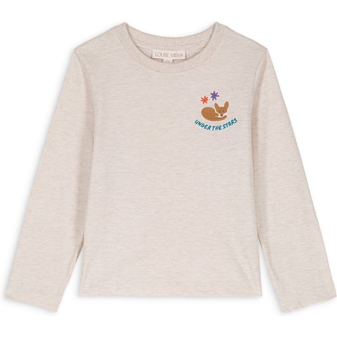 Louise Misha Tee Nadir Cream Melanged Größe: 9M | Hemden Outlet | kids | Weiß